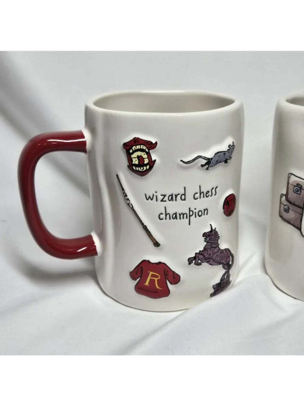 Rae Dunn Harry Potter 2 Mugs Welcome To Hogwarts & Ron Weasley